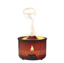 Load image into Gallery viewer, Flame aromatherapy machine remote control Humidifier Full Crack Fire Blue Remote Co