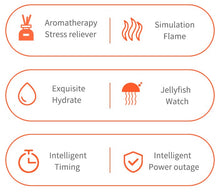 Load image into Gallery viewer, Flame aromatherapy machine Humidifier Fire Blue Dual Color Remote Co