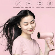 Load image into Gallery viewer, 2600mAh Cordless Anion Blow Dryer Portable Hair Dryer 40/500W USB Rechargeable Powerful 2 Gears - Black