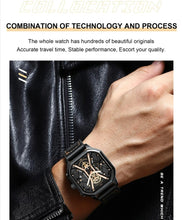 Load image into Gallery viewer, POEDAGAR Luxury Wristwatches Chronograph Leather Quartz Men's Watches - Silver