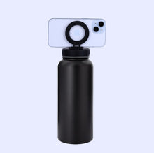 Load image into Gallery viewer, 32oz Stainless Steel 304 Double-Layer Insulated Bottle with Phone Holder Magnetic Suction Cover