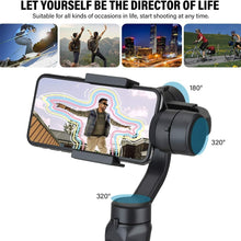 Load image into Gallery viewer, F6 stabilizer - Three-axis handheld gimbal for mobile phone