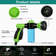 Load image into Gallery viewer, Survix™ PetJet 8-in-1 Foam Spray Nozzle