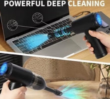 Load image into Gallery viewer, PowerClean Pro — Cordless Mini Vacuum Cleaner with LED Light