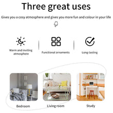 Load image into Gallery viewer, Luminous Crystal Ball Galaxy Night Light Decoration 3D Laser Carved - Moon
