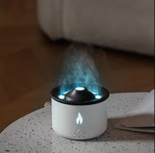 Load image into Gallery viewer, Flame aromatherapy machine Humidifier Fire Blue Dual Color Remote Co
