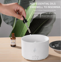 Load image into Gallery viewer, Flame aromatherapy machine Humidifier Fire Blue Dual Color Remote Co
