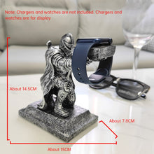 Load image into Gallery viewer, Apple Watch Charging Display Stand Black Warrior
