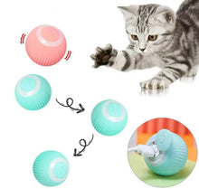Load image into Gallery viewer, USB Charging Automatic 360 Degree Automatic Pet Rolling Ball For Puppy Cats Kitten - Blue
