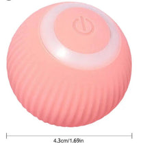 Load image into Gallery viewer, USB Charging Automatic 360 Degree Automatic Pet Rolling Ball For Puppy Cats Kitten - Pink
