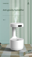 Load image into Gallery viewer, Water Drop Backflow Anti gravity Humidifier LED Time Display
